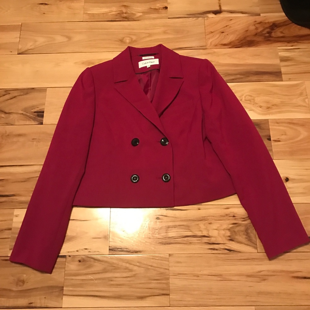 Calvin Klein stretch suit jacket, 6P